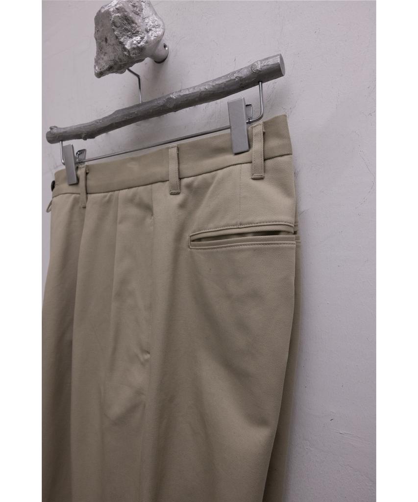 YOUTH 2-Pleated Chino Pants - Beige