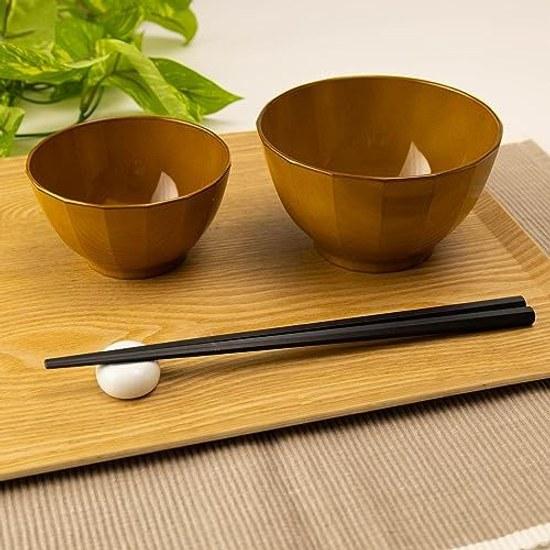 Asahi Koyo hexagonal chopsticks heat-resistant commercial use black approximately 22.8cm non-slip processing easy hold dishwasher safe dryer made 50