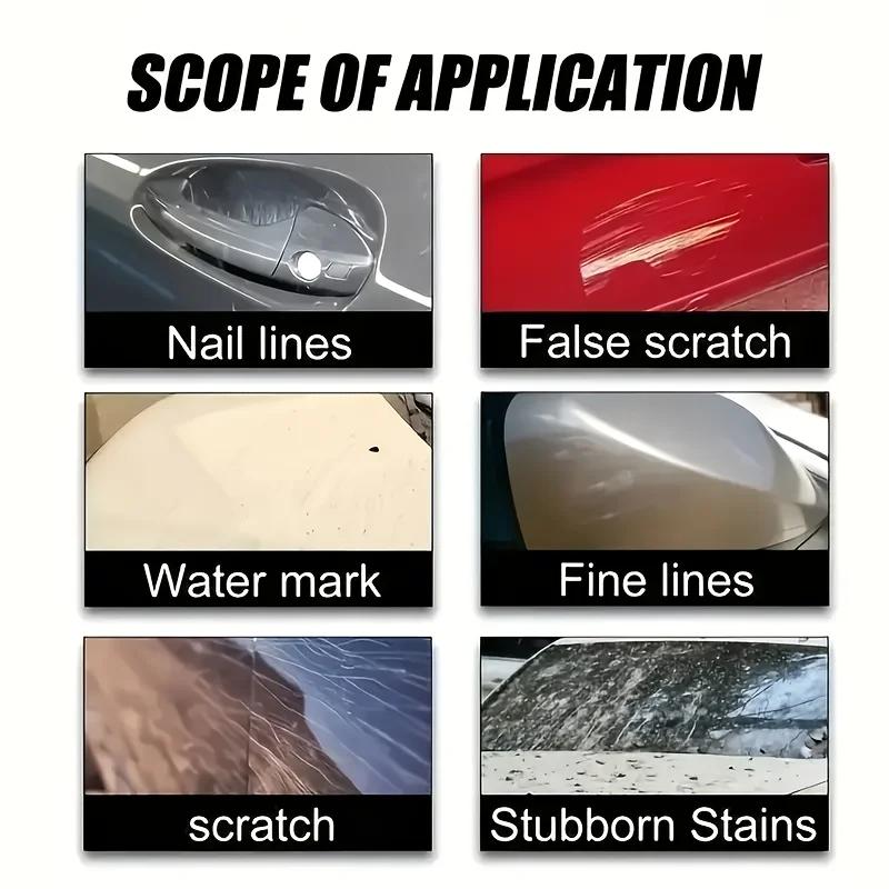 Car Scratch Remover, Upgraded Car Paint Repair Kit, Polishing and Waxing Repair Paste for Scratch Repair