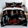 3D Slayer Heavy Metal Band Music Bedding Set Printed Single Comforter Quilt Bed Duvet Cover Pillow Case 3 Pieces Kids Adult Size
