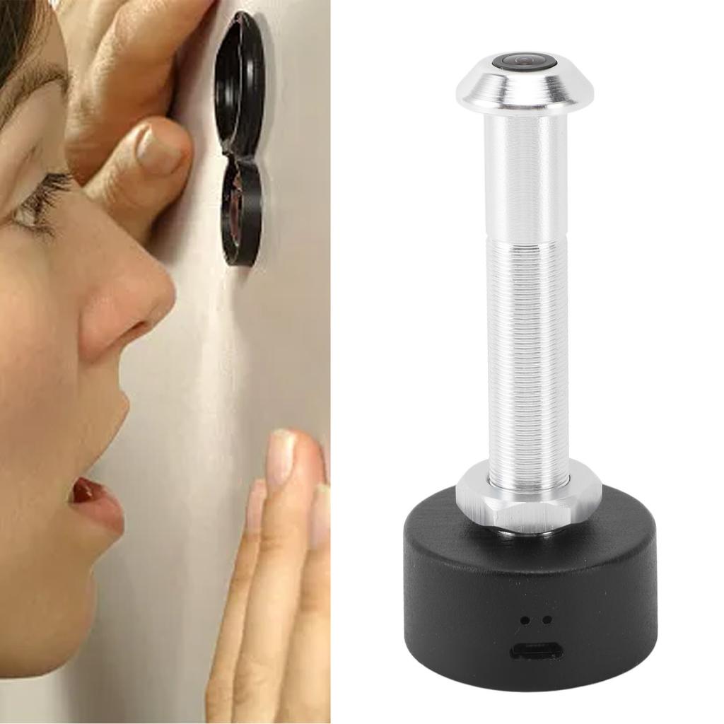 Caméra œil de bœuf Wifi 1080P HD Détection de mouvement Angle large 150 degrés Lentille Grand Angle Visor de porte avec Application pour la Sécurité de la Maison
