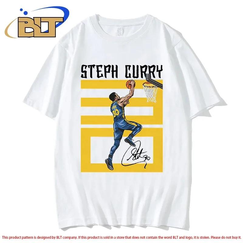 Stephen Curry Fan Clothing Summer Adult Short-sleeved Fashionable T-shirt Sports Tops for Ventilate Men and Women