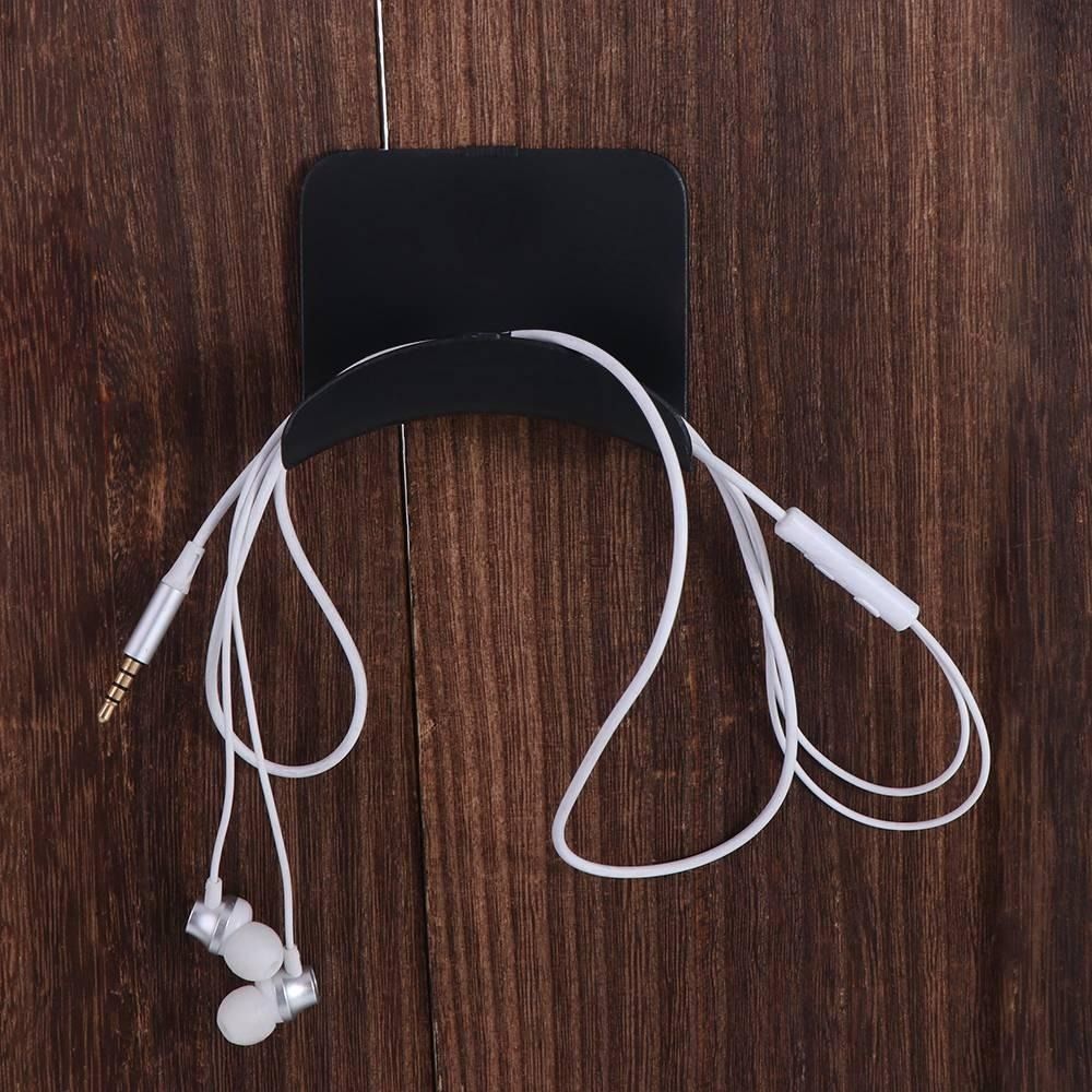 10pcs Adhesive Headphone Stand Universal Headset Holder Headphone Bracket Dormitory