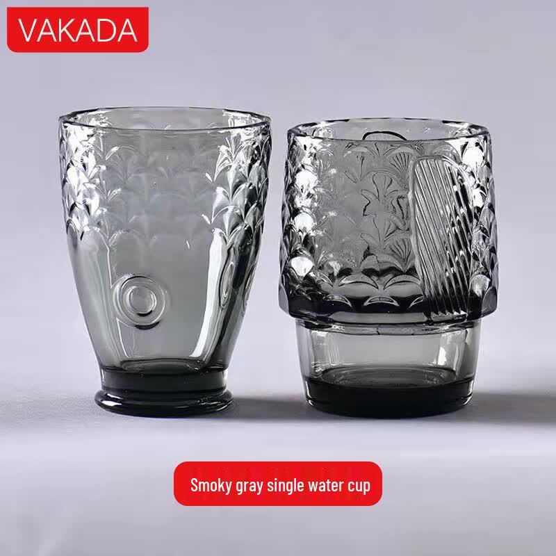 VAKADA Fish-Shaped Stackable Glass