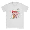Crayon Shinchan Tshirt Unisex Unisex Cute Anime Unisexga Vintage Pure Cotton Tees Round Collar Short Sleeve T Shirt Gift Idea Tops
