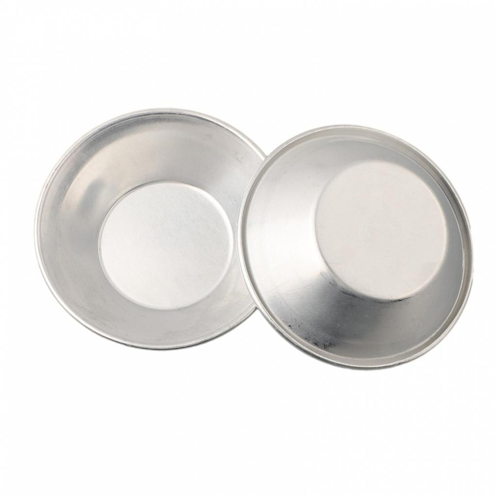 10Pcs Aluminum Alloy Egg Tart Moulds Make Pudding Desserts Kitchen Tools 7x4x2cm