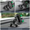 Car Dashboard Phone Mount Holder 17mm Ball Joint Bracket Double Adhesive Nonslip Base Full Rotation Mobile Device Holder
