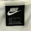 NIKE Swoosh Nylon jacket L White x black Mesh lining Men's Used
