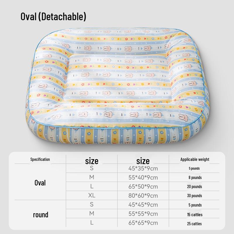Cozy All-Season Dog & Cat Bed: Warm, Removable, Washable Cushion