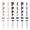 Metal Zip Repair Set Zippers Repair Tool Insertion Pin Zippers Bottom Zippers Stopper For Sewing Clothing Jackets