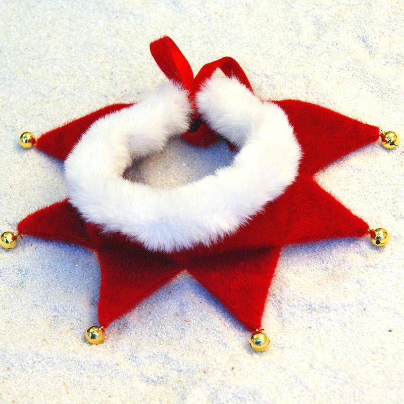 Pet Holiday Dress-Up Scarf with Bow Tie – Christmas & Halloween Dog/Cat Bib Decoration