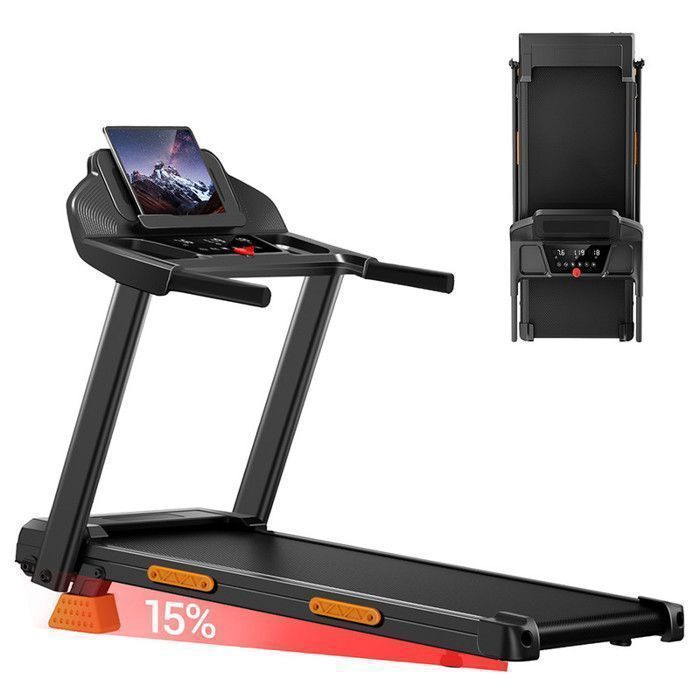Foldable Treadmill - ROBORE - SF20 - 0–15% Incline - Quiet 3.0 HP Motor - Triple Cushioning