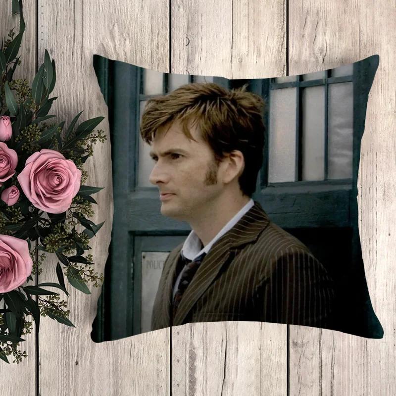 Kissen David Tennant Dekorative Kissenbezüge für Kissen 45x45 Kissenbezüge Sofakissen Kissenbezug Deko 40x40 Autodekoration