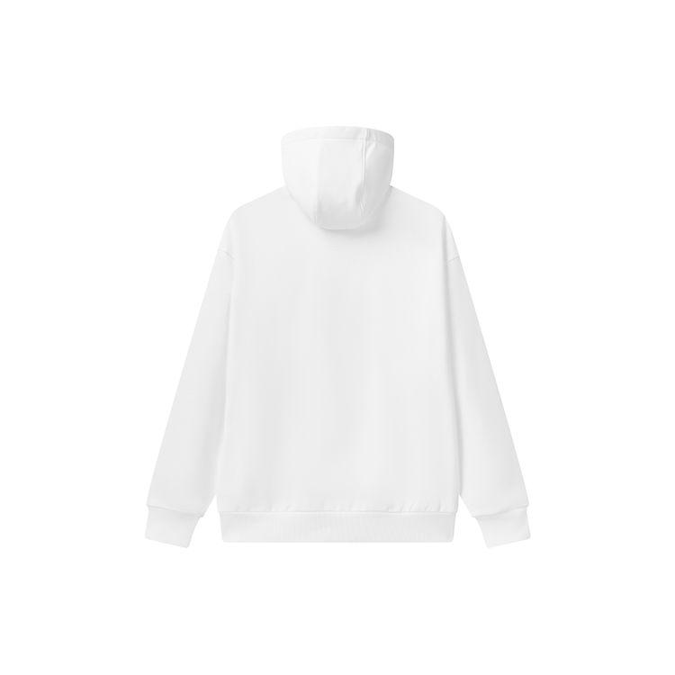 Fila Loose-Fit Sports Pullover Hoodie Men Hoodies White F11M118259F-WT