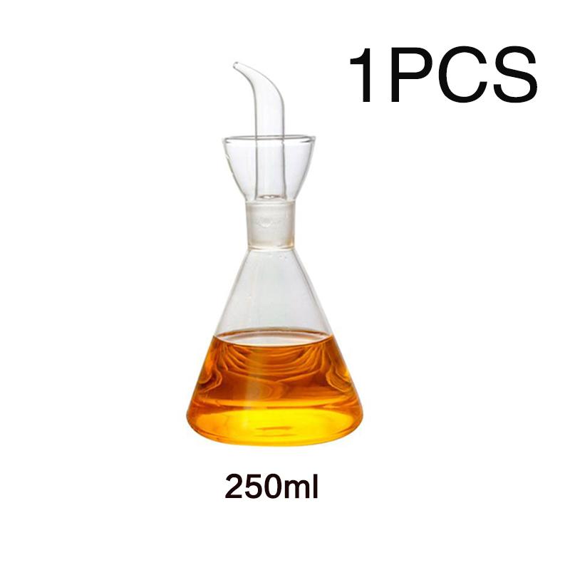 High Borosilicate Glass Oil Pot Household Leak-proof Oil & Vinegar Pots Kitchen Soy Sauce Pot Oil Tank Seasoning Oil Bottle