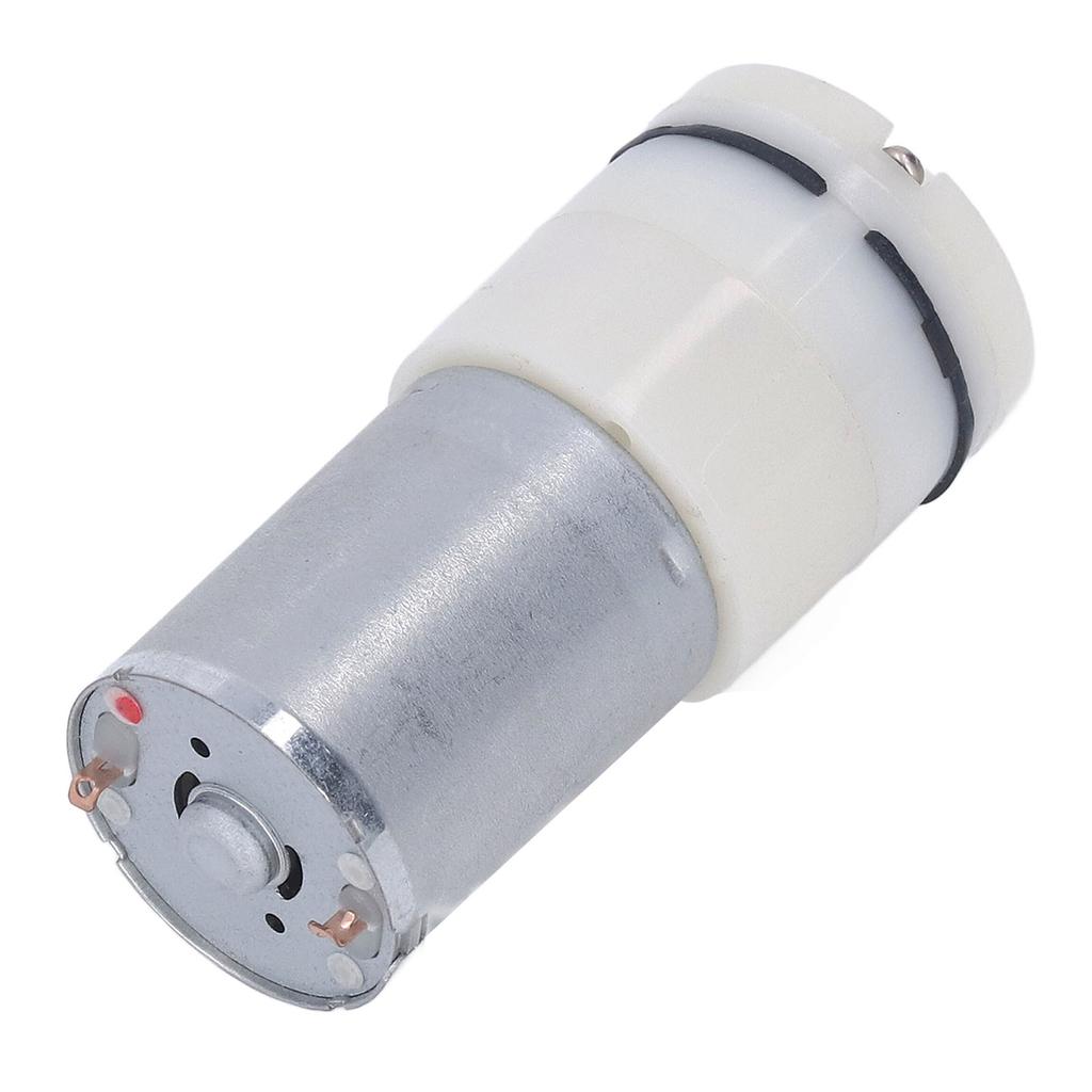 Mikro-Luftpumpe Elektrisch Pneumatisch Membran Vakuum Mechanische Übertragung 1 Anschluss 370 Weiß DC12V