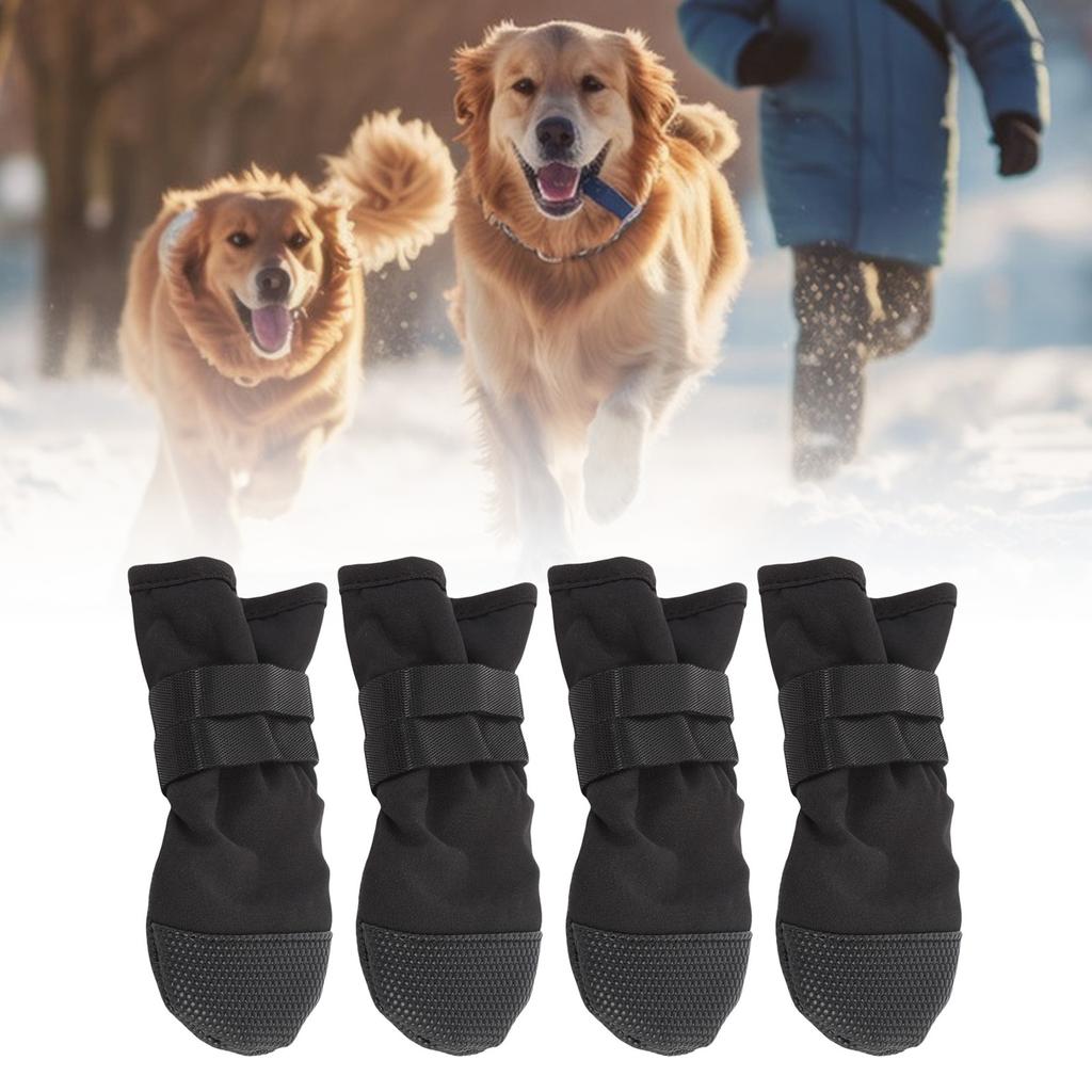 4pcs Anti Slip Dog Shocks, Prevent Licking Pet Feet Protector with Strong Traction for Hardwood Dogs Indoors Walking