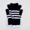 Plush Gloves for Men and Women Korean Version Leopard Print Fashion Striped Mobile Phone Touchscreen Gloves