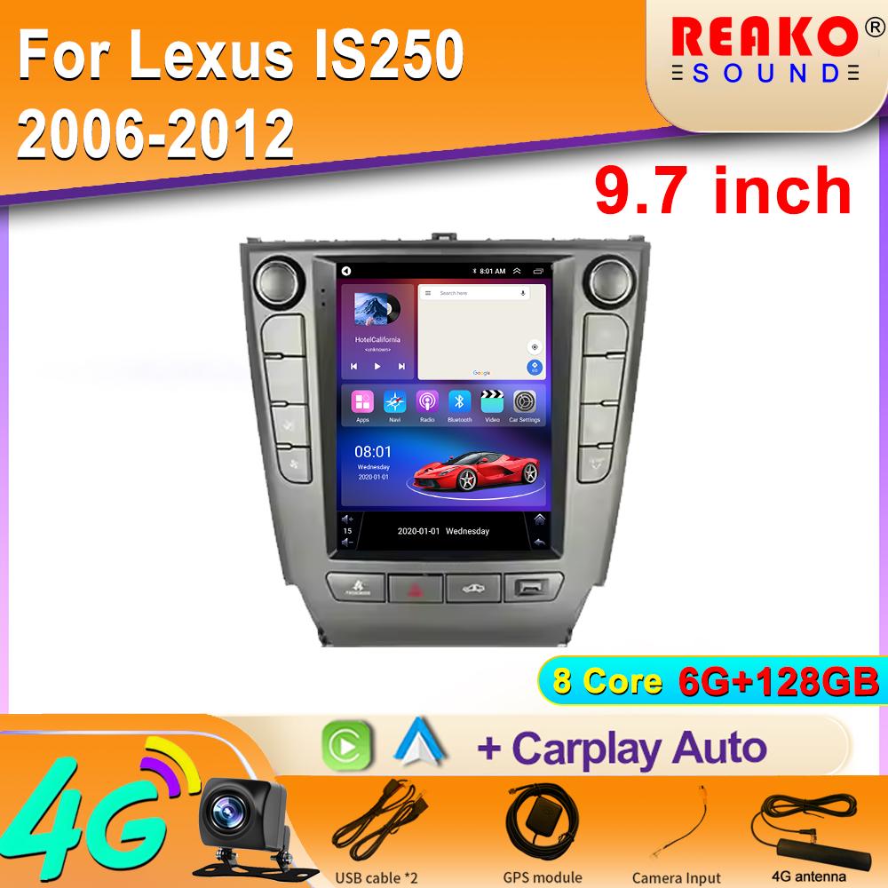 Carplay Android Radio For Lexus IS250 2006-2012 Car Multimedia Player GPS Navigation Autoradio Stereo DSP 2din Dvd