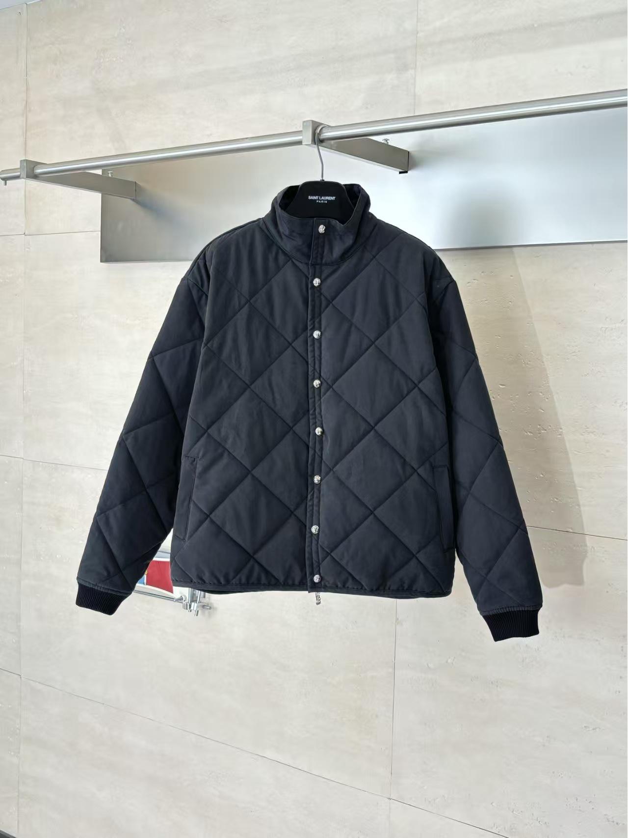 

CH25SS High-Quality Unisex Diamond Quilted Cotton Jacket Large чорний