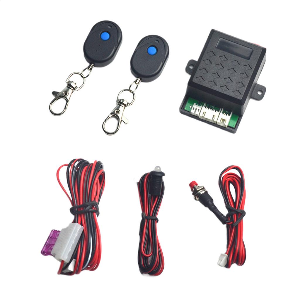 

Anti-Hijacking Intelligent Circuit Cut Off Kit Car Remote Control 12V Keyless Access System Auto Unlock Immobilizer Device чорний