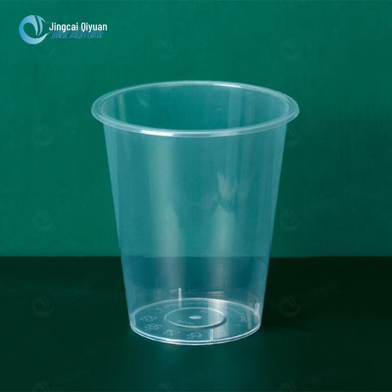 Jing Cai Qi Yuan 360ml Disposable Clear Plastic Cups, 500-pack