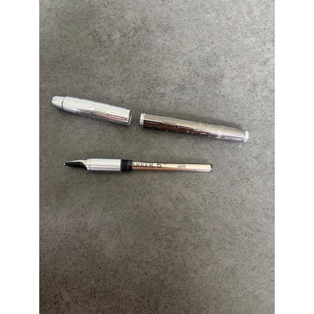 Used PARKER Fountain Pen Silver 5th IM Premium