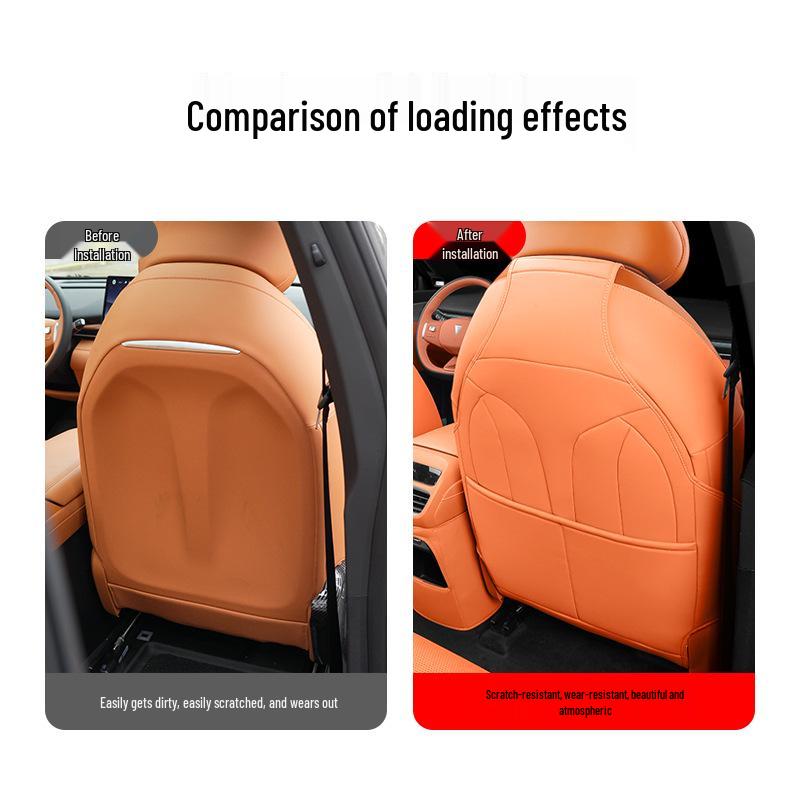 Deep Blue S05 Seat Kick Pads: Full-Coverage Rear Seat Backrest Accessories