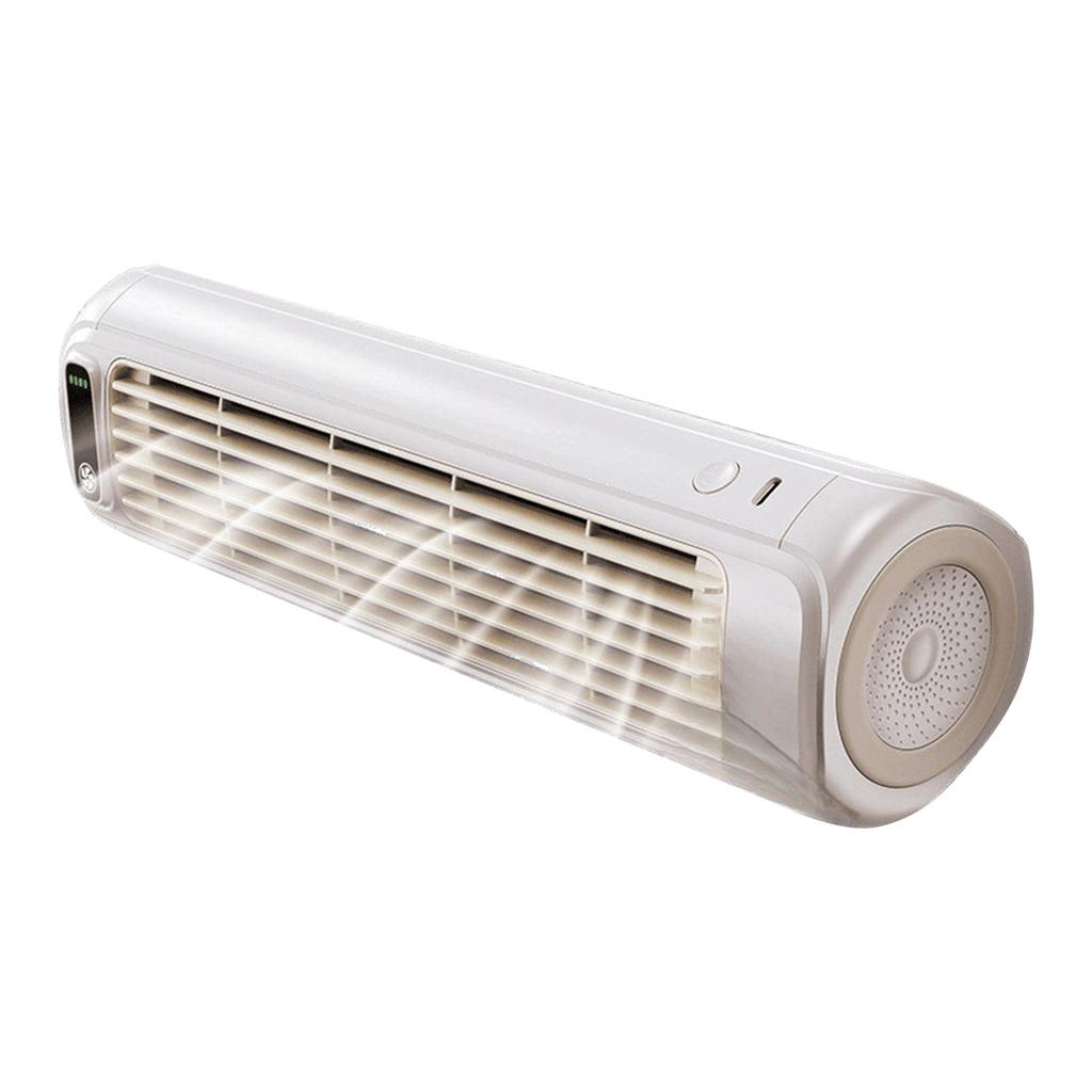 Electric Wireless Fan Three Adjustable Fan Speeds Cooler Air Circulators Mini Wall-Mounted Fans for Renting A House/Dormitory