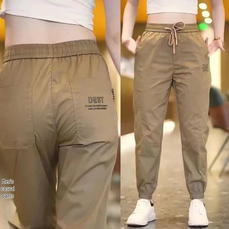 

2024 Men s Trendy Casual Nine-Point Workwear Pants for Spring and Summer 4XL