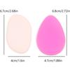 Soft Silicone Gel Powder Puff Sponge For Cosmetic Face Foundation Bb Cream No Powder Eating Powder Cosmetic Puff Makeup Tools