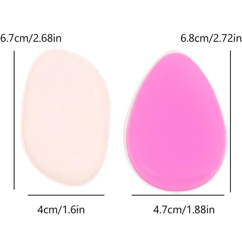 Soft Silicone Gel Powder Puff Sponge For Cosmetic Face Foundation Bb Cream No Powder Eating Powder Cosmetic Puff Makeup Tools