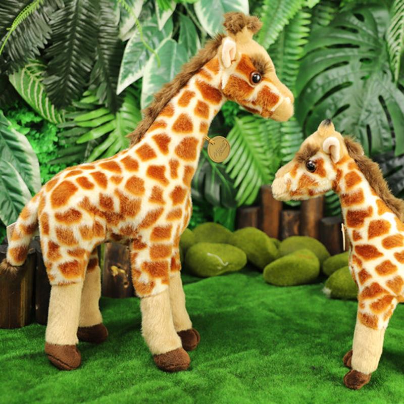 Zoo Simulation Giraffe Plush Toy Cute Animals For Kid Birthday Gift
