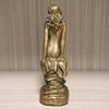 Antike Messing-Frauenstatue Orientalische Frauenfigur Heimdekoration Schreibtischornament