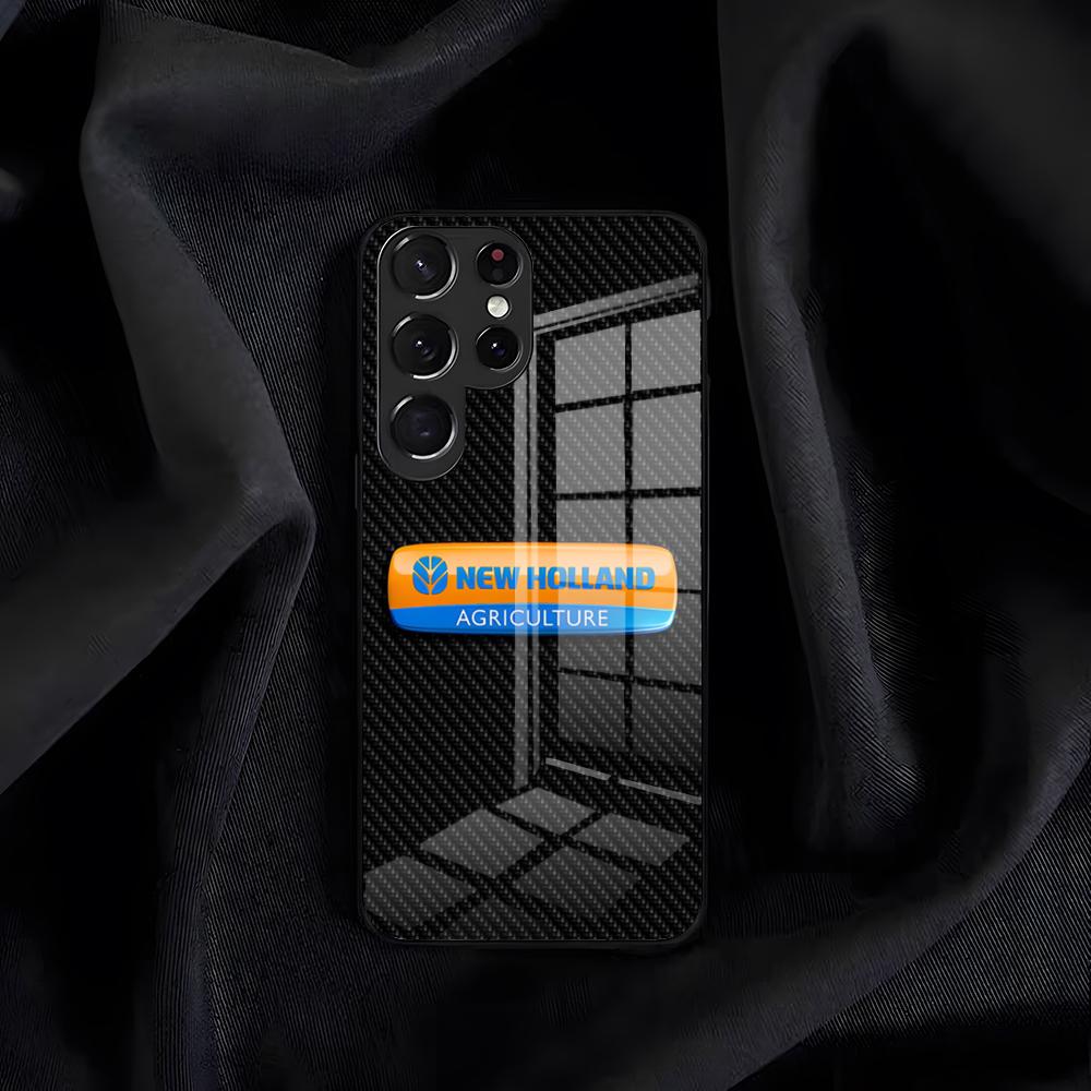 Tractor N-New H-Holland Phone Case For Samsung S26 S25 Edge S24 S23 S22 S21 S20 Ultra Plus FE Glass Cover