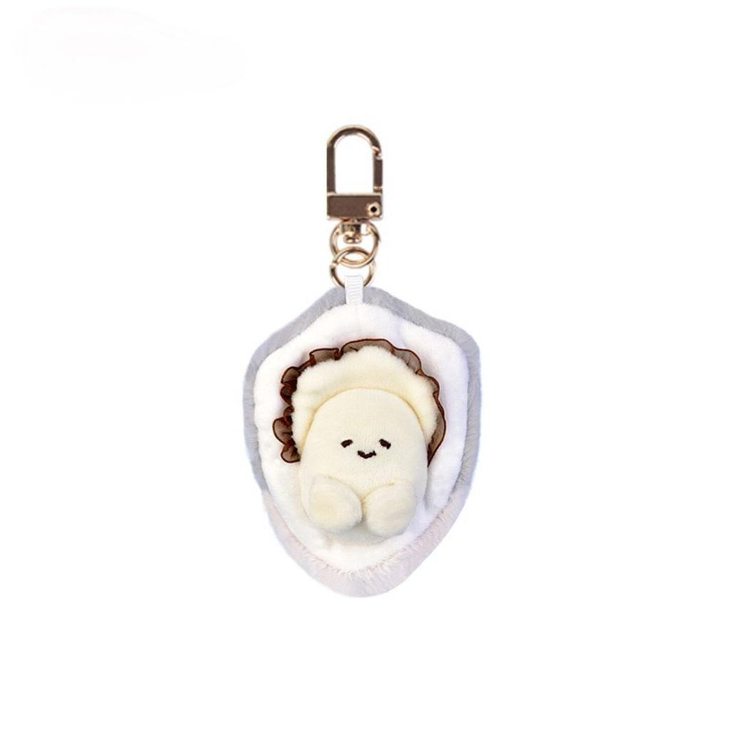 Simulation Ocean Fresh Plush Doll Shrimp Duobao Fish Soft Seafood Keychain Lobster Fluffy Abalone Lobster Clam Oyster Pendant