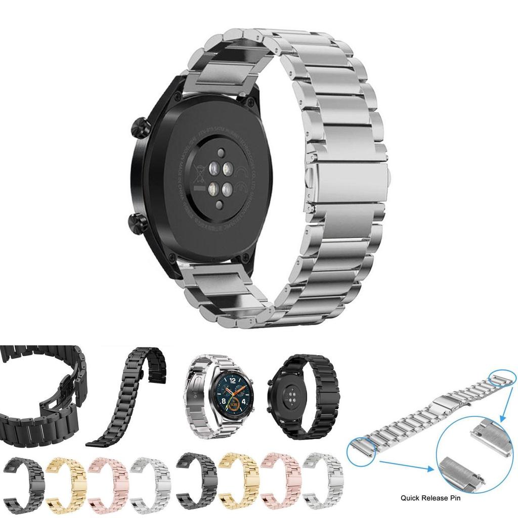 Luxurious Stainless Steel Quick Release Watch Band Available In Multiple Sizes And Colors
