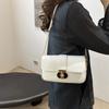 Popular Shoulder Bag 2025 Summer Korean Version New Hand Carry Small Square Bag Messenger Bag Women's Retro Simple Bag Women