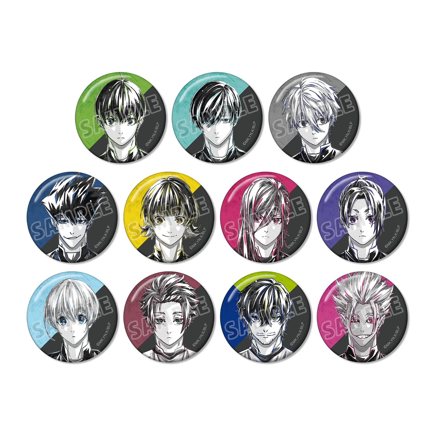 

ТВ Аниме Торговый Ани Арт BLACK LABEL Бокс с жетонами Синяя тюрьма 11 штук