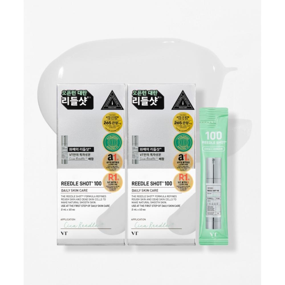 Vt Cosmetics [2 упаковки] Чехол-стик Vt Riddle Shot  Riddle Shot 100 Riddle Shot 300 Hi Drop Riddle Shot 100   Всего 20 листов 2 Hi-Drop Riddleshot 100hL stick pouches