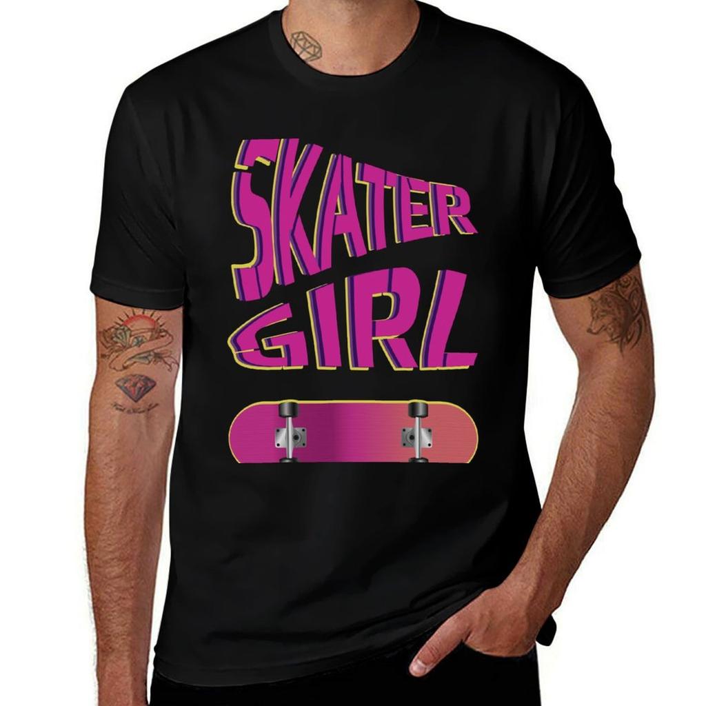 Skater Girl Tshirt Antipilling Casual Tshirt