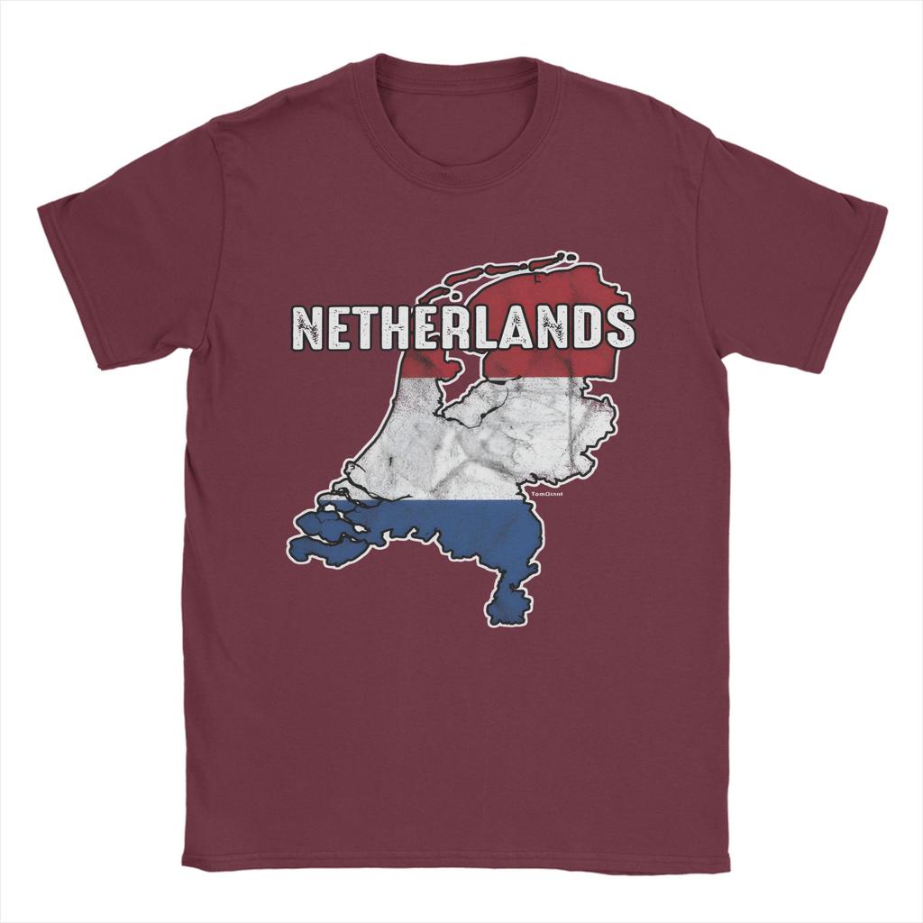 Amsterdam Flag Cotton T Shirt For Unisex Summer Vintage T Shirts Hip Hop Tee Shirt Oversized Hot Sale Clothing