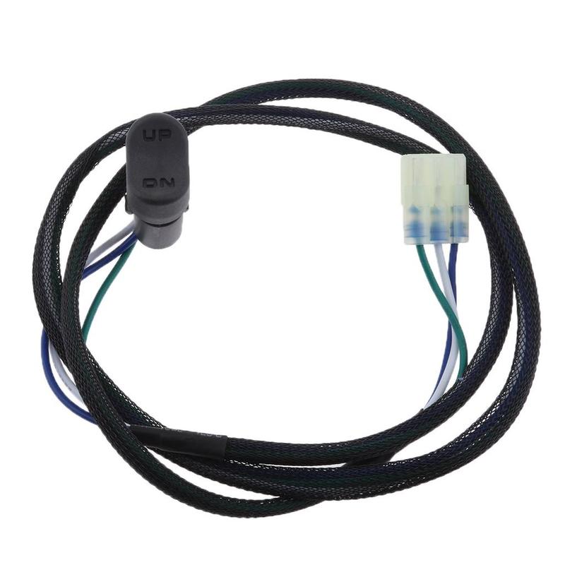 Outboard Motor Trim Tilt Switch Assembly Black Durable Plug and Play for Honda 35370-ZW5-U02 Replacement