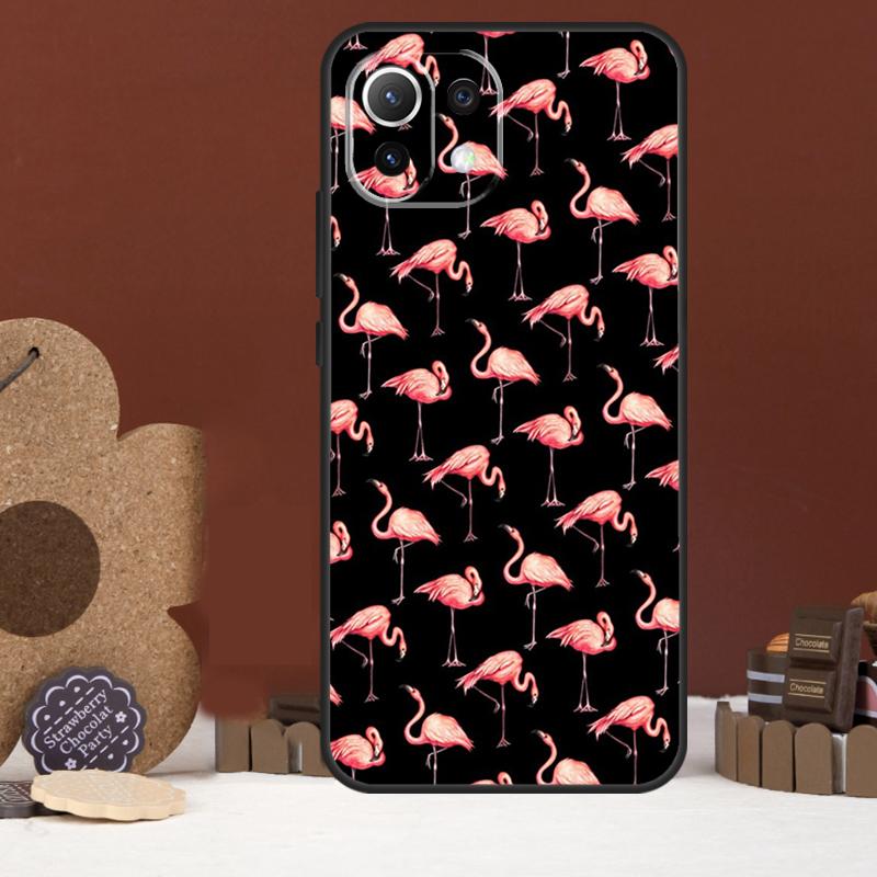 Pink Red Flamingo Case For Xiaomi 15 Ultra 14 15T 13T 14T 17 Pro Max POCO F8 Ultra X7 X5 X6 F5 F6 F7 Pro Cover