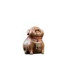 Yixing Zisha Handmade Lucky Pig Tea Pet - Zodiac Wealth Ornament