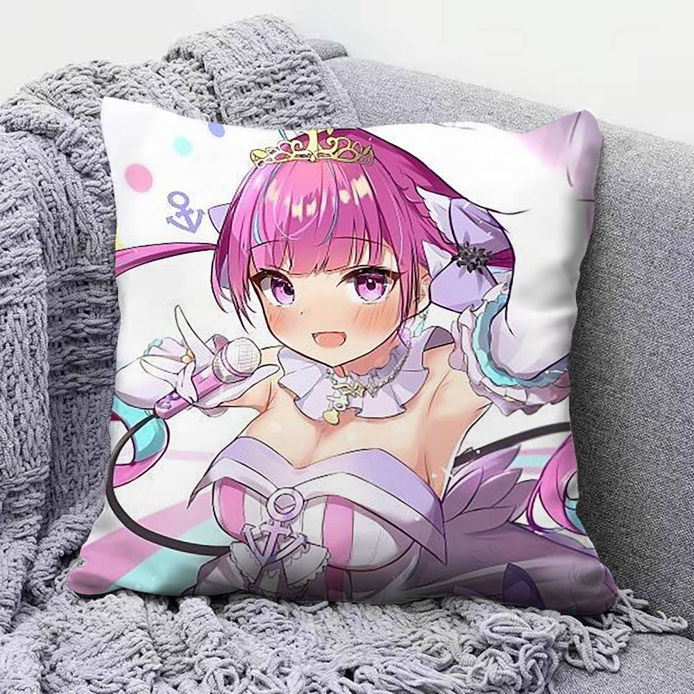 Minato Aqua Cute Home Sofa Cushion Covers and Aecorative Custom Pillow Covers