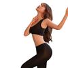 Sex Underwear Women's Zipper Open Yoga Pants Hot Ice Silk Sexy Sex Uniform Suit Passion Clothes