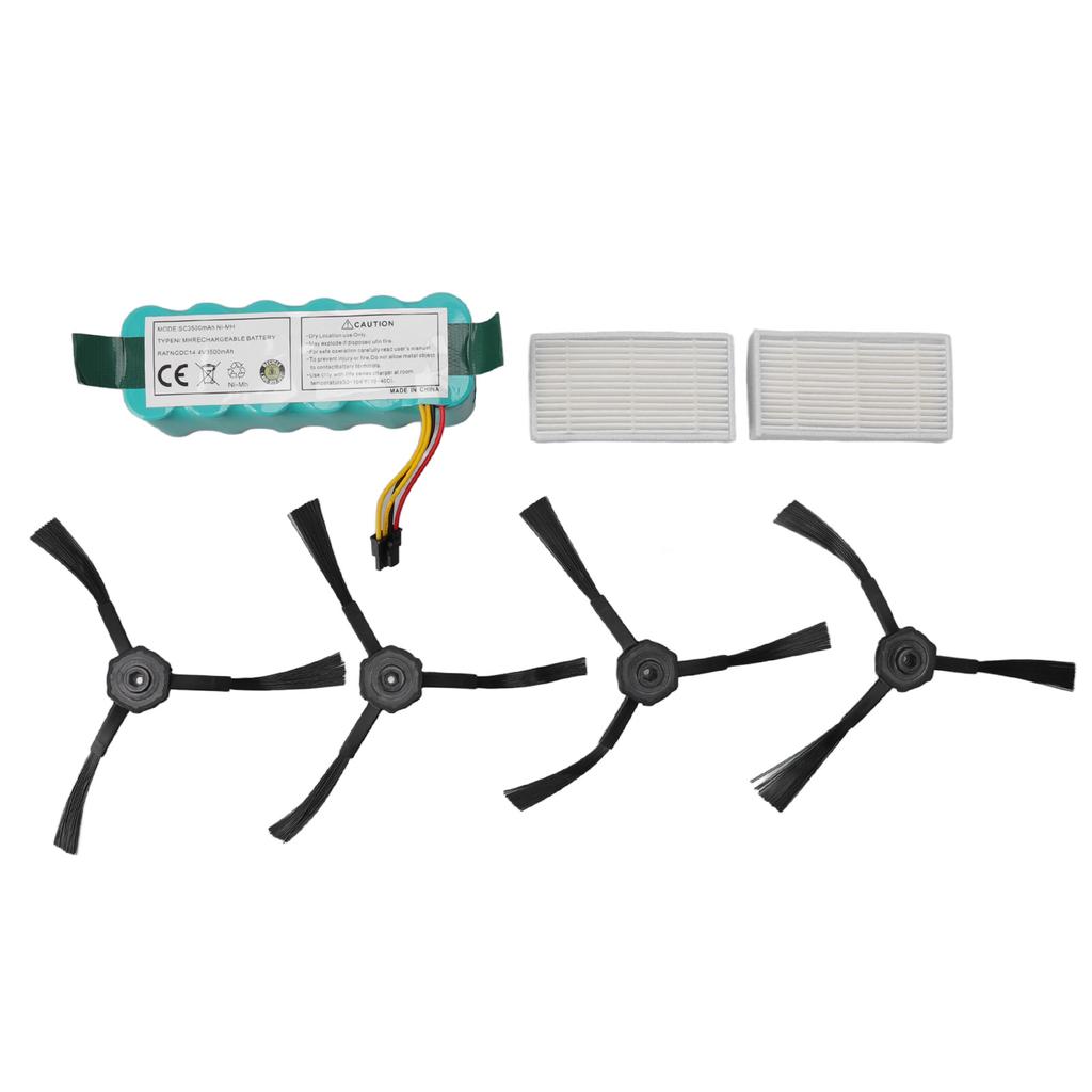 Sweeper NiMH Battery Side Brush and Filter 3500MAH Environmentally Friendly Sweeper Accessory for