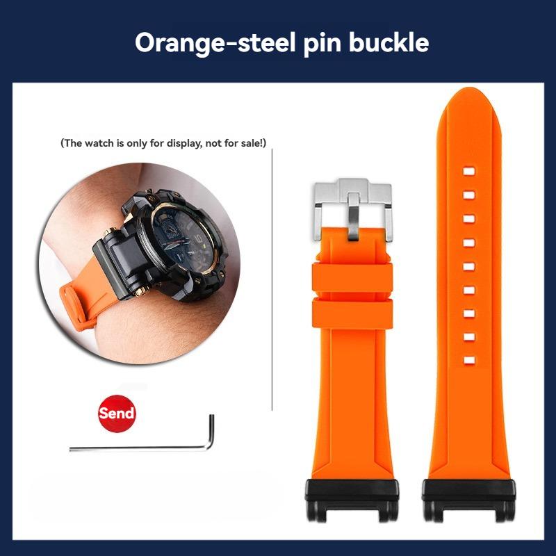 

GPW-1000 Silicone Watch band For G-SHOCK Casio 5410 GPW-1000-1A GPW-1000KH Modified strap Waterproof men bracelet wristband For GPW-1000