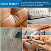 ABBP-3Set Leather Snap Upholstery Buttons Fit For Tufting Furniture Bed Sofa Chair, Car Seat RV Roof Brown
